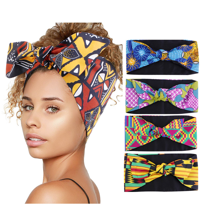 Stretch Strap Yoga - New Women's African Print Headband Elastic
