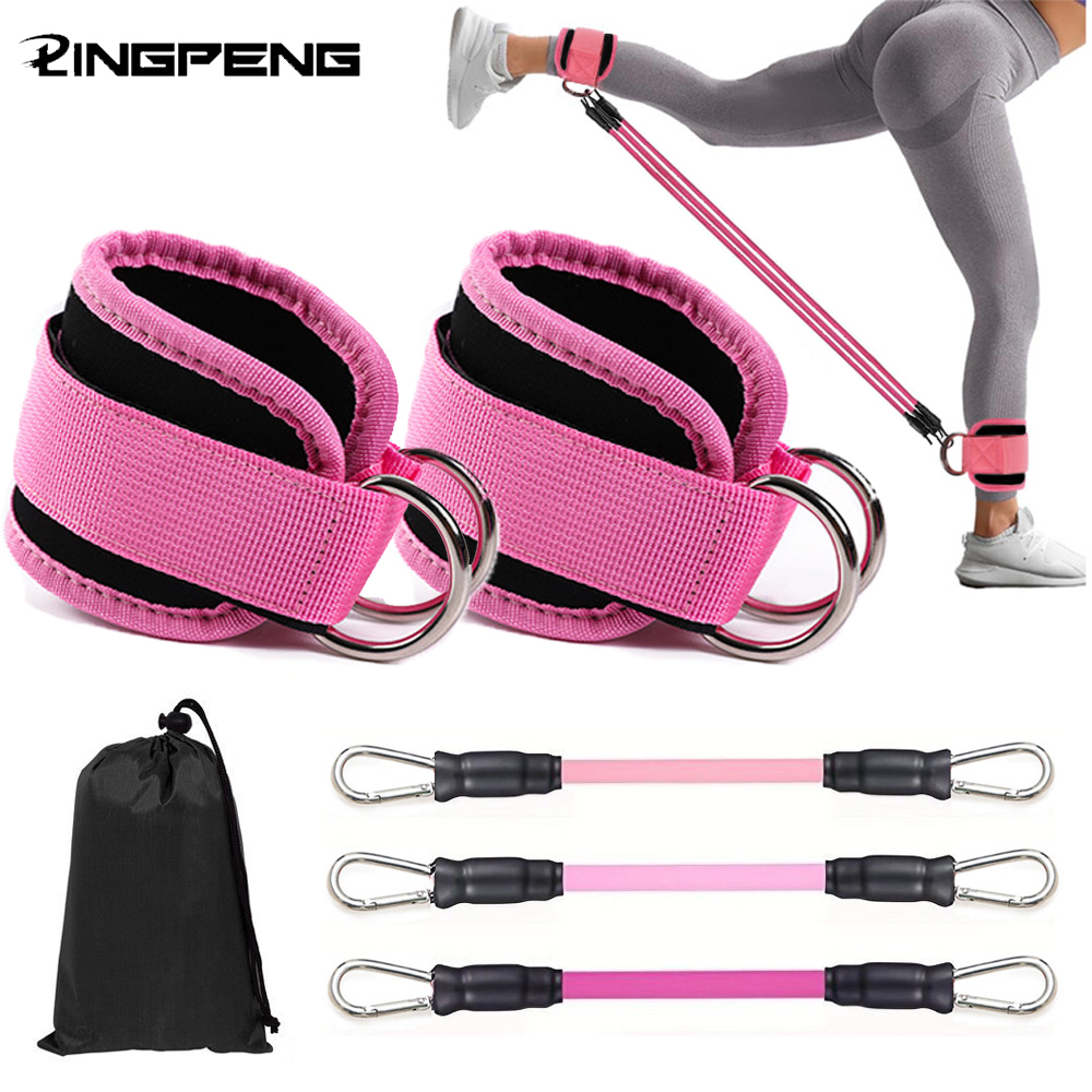 Yoga Fitness Kit - Ankle Straps Resistance Bands Set Fitness