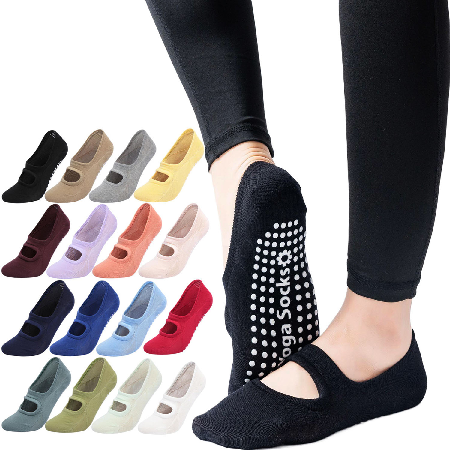 Yoga Dance & Fitness Center Llc - High Quality Women Yoga Socks Anti-Slip