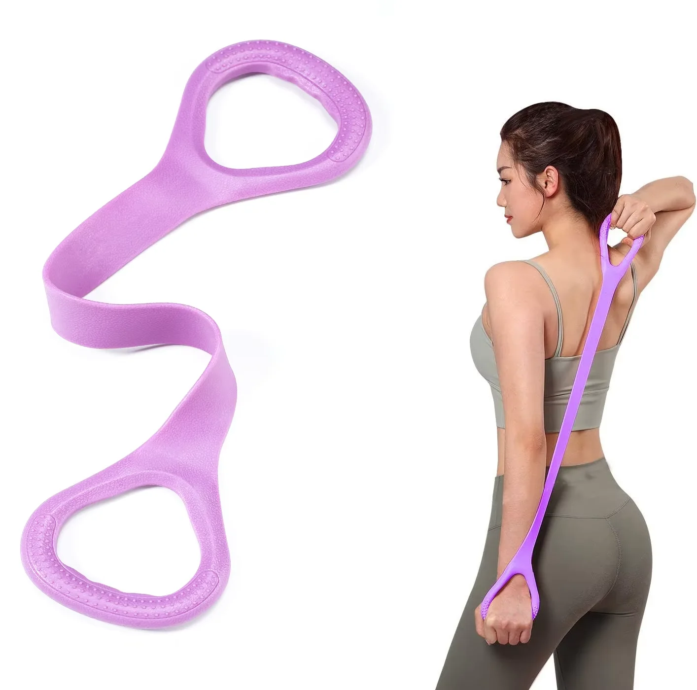 Stretch Strap Yoga - Fitness Workout Resistance Band Arm Back