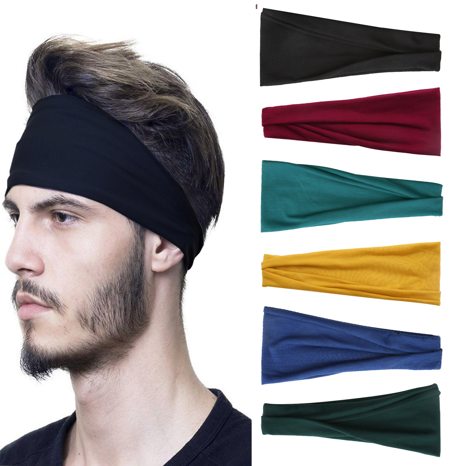 Yoga Fitness Band - Sports Headband For Men Woman Gym
