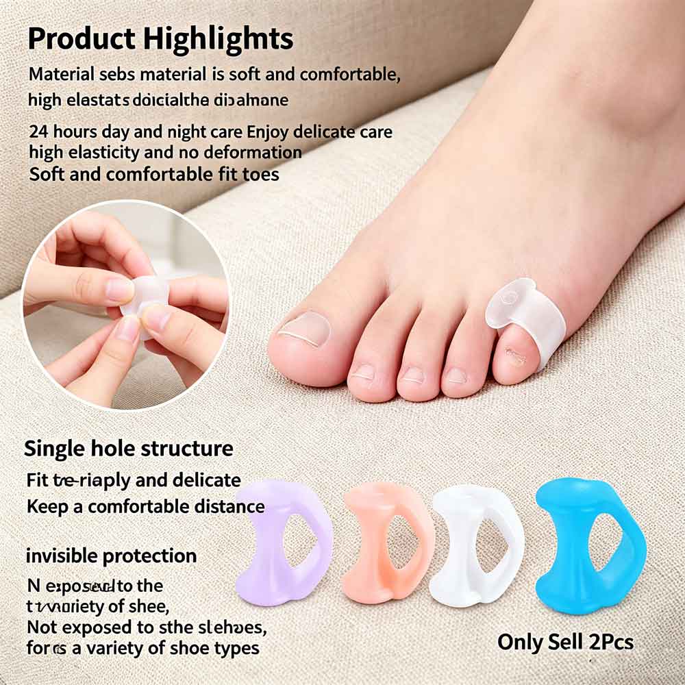 2pcs Silicone Toe Valgus Corre - đánh giá và giá Yoga Toe Separator