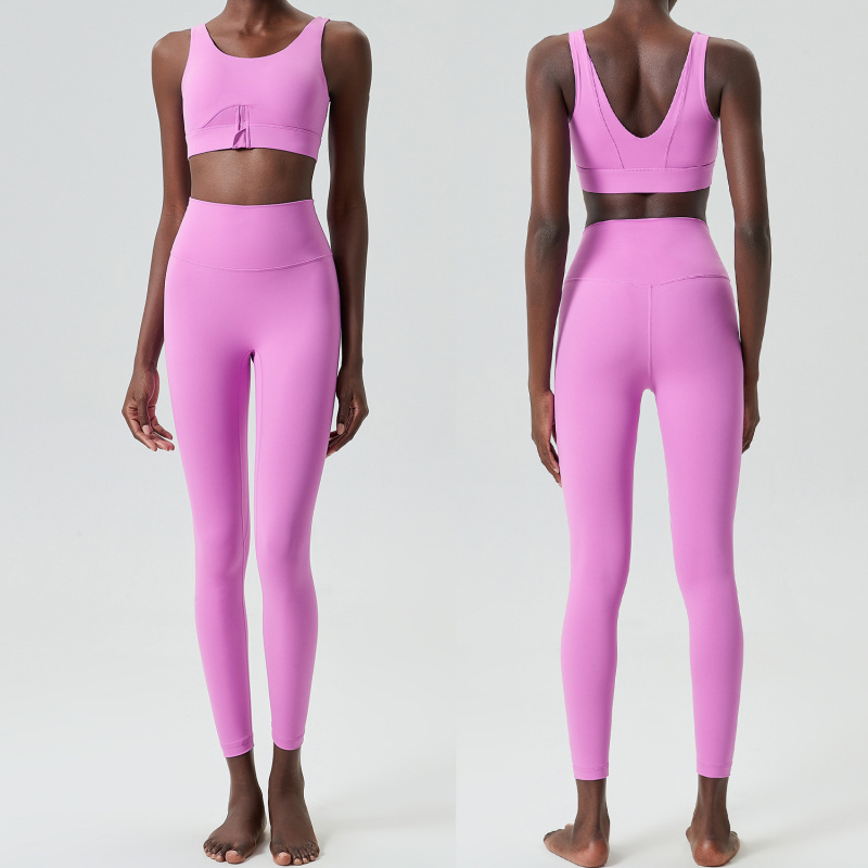 Two Pieces Set Zipper Yoga Spo - đánh giá và giá Yoga Fitness Set