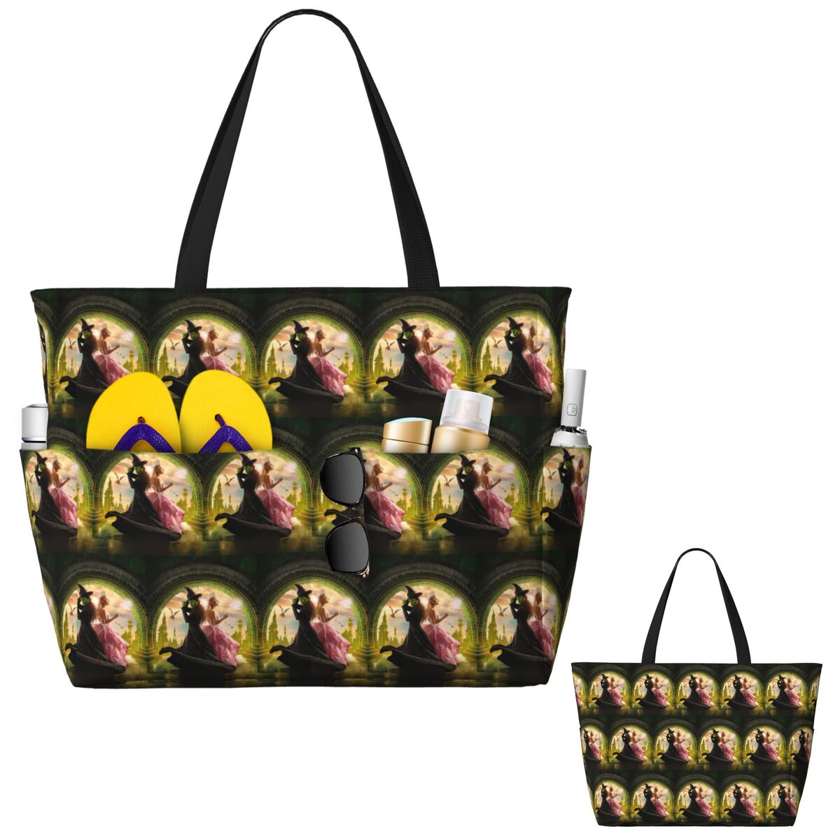 Wicked Musical Beach Tote Bag  - đánh giá và giá Yoga Fitness Music