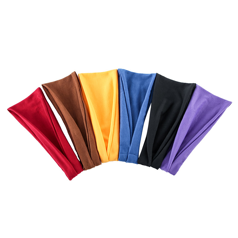 Solid Color Sports Yoga Headba - đánh giá và giá Yoga Fitness Band