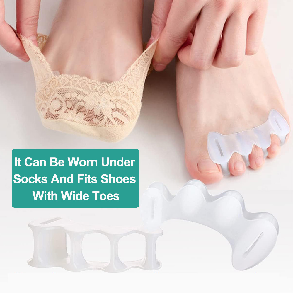 1Pair Gel Hard Silicone Toe Fi - đánh giá và giá Yoga Toe Separator