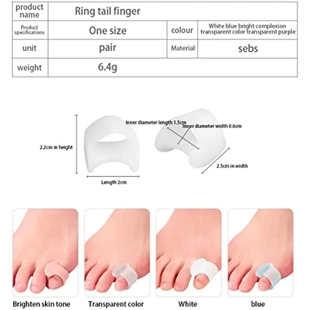 2pcs Silicone Toe Orthopedic S - đánh giá và giá Yoga Toe Separator