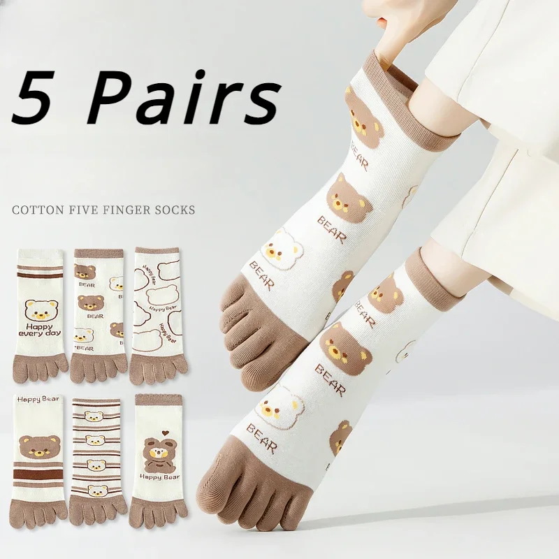 5 Pairs Five Finger Socks Wome - đánh giá và giá Yoga Toe Separator