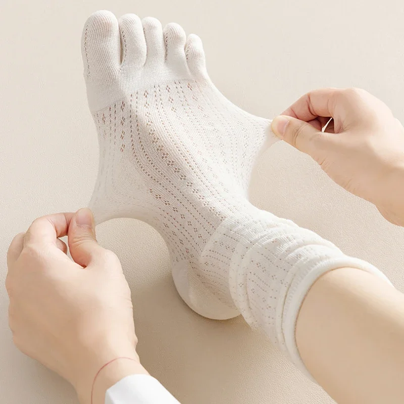 5 Pairs Loose Socks with Five  - đánh giá và giá Yoga Toe Separator