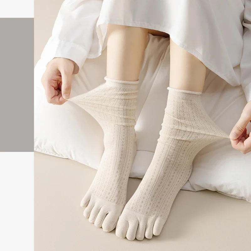 5 Pairs Loose Socks with Five  - đánh giá và giá Yoga Toe Separator