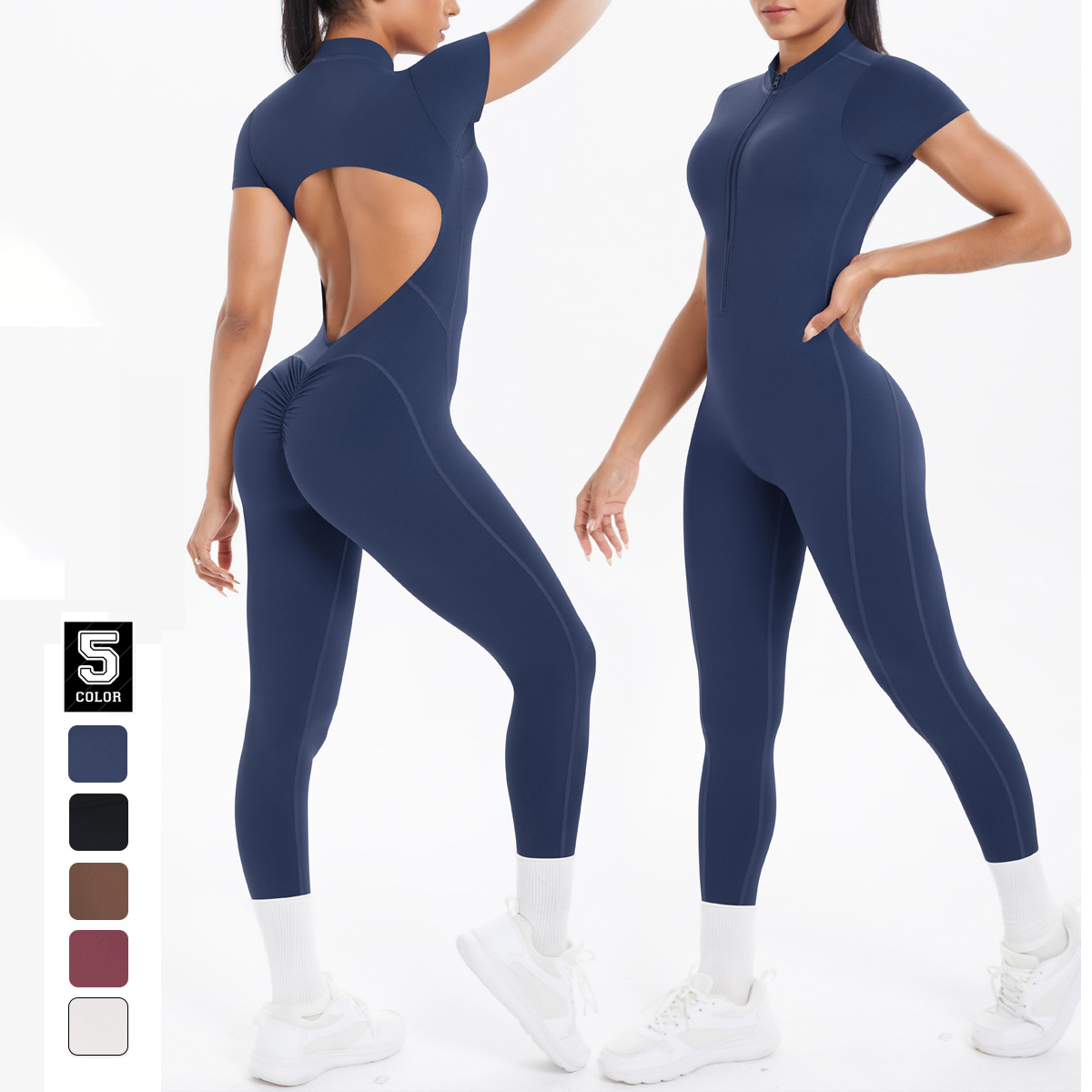 New Backless Bodycon Scrunch J - đánh giá và giá Yoga Overall Fitness