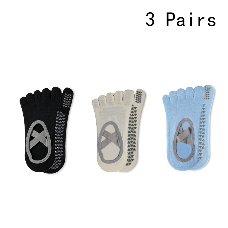3 Pairs Thin Women Yoga Socks  - đánh giá và giá Yoga Toe Separator