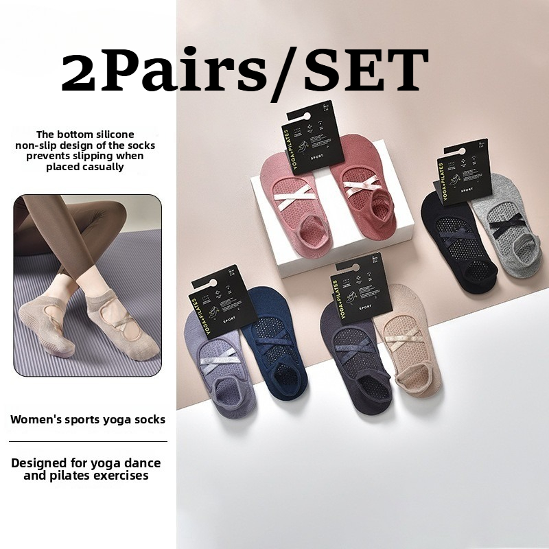 2 Pairs Breathable Cotton Swea - đánh giá và giá Yoga Fitness Kit