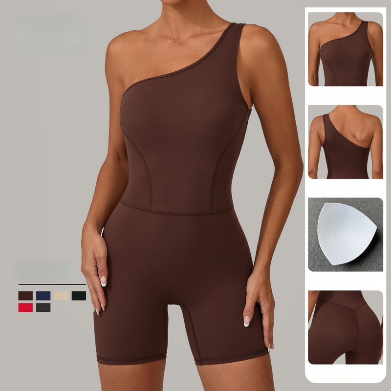 Seamless Woman One-Shoulder Yo - đánh giá và giá Yoga Overall Fitness