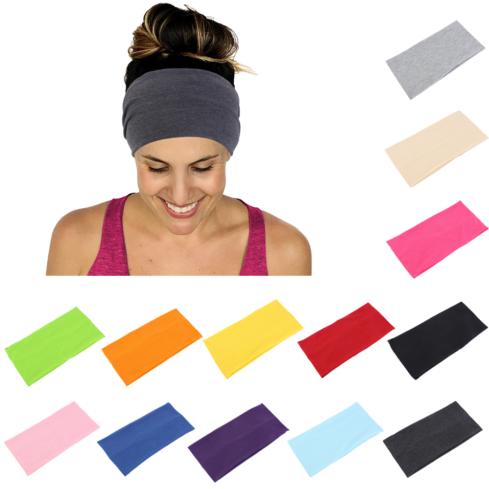 Solid Color Unisex Headband El - đánh giá và giá Yoga Fitness Band